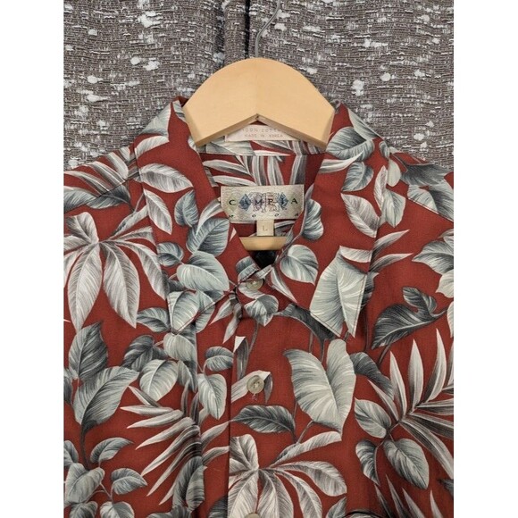 Vintage Campia Moda Hawaiian Tropical Button Up Shirt Short Sleeve Men's Large‎ - Picture 3 of 7